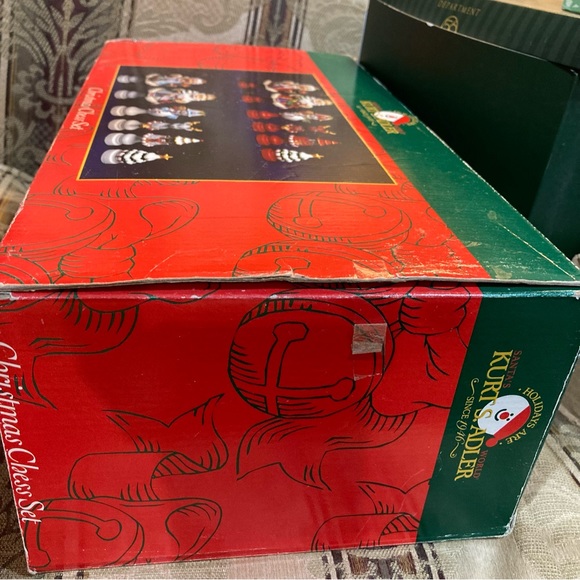 Kurt S Adler Christmas Chess Set. Used and loved - Picture 3 of 16